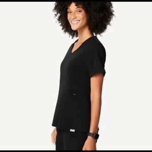 FIGS LIMITED EDITION V-neck Inala Scrub Top in Black Women’s Size XS